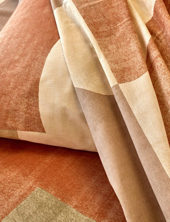 Linge de lit imprimé Alex coton (caramel) Linge de lit imprimé Alex coton (caramel)